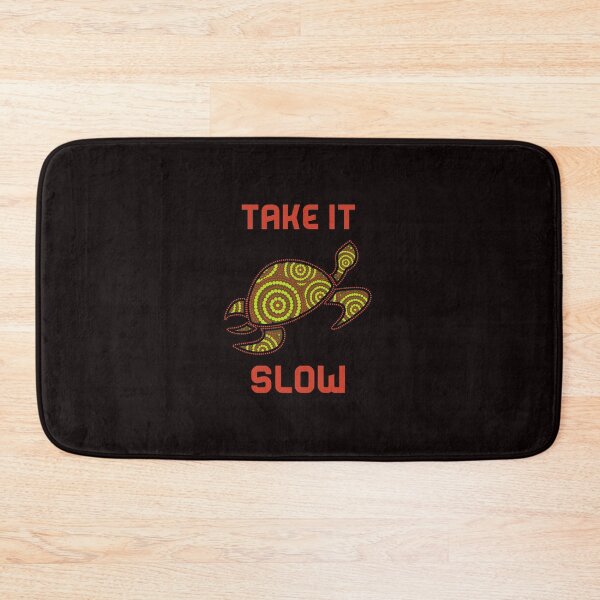 Item preview, Neon Yellow Turtle Motivational Inspirational Quote Cute Funny Gift Cancer Survivor Good Positivity Relax Spiritual Depression Anxiety Gift designed and sold by EpsilonEridani.