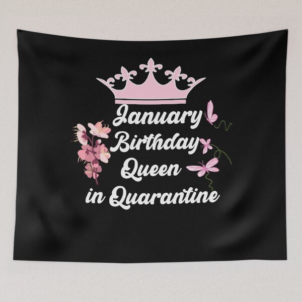 Item preview, january Birthday Queen Gift In Quarantine Cute Birthday 2021 Women designed and sold by Sarah38.