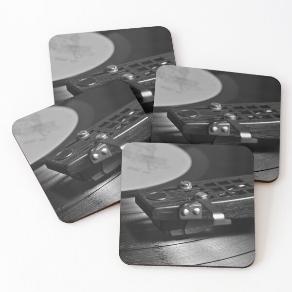 Item preview, Vinyl record playing on a turntable in Monochrome designed and sold by AngeloDeVal.