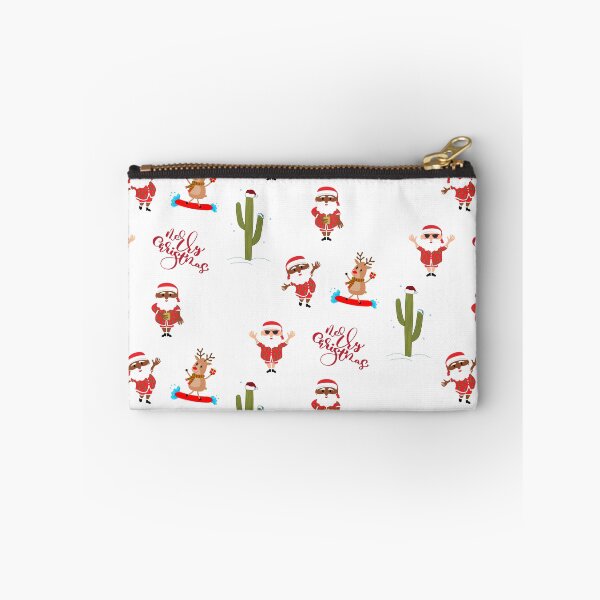 Item preview, Merry Tropical Christmas Pack with Santa Claus in pajama, cactus plant and reindeer designed and sold by milkasweet.