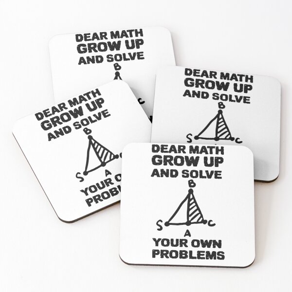 Item preview, DEAR MATH GROW UP AND SOLVE YOUR OWN PROBLEMS designed and sold by YourEssentials.