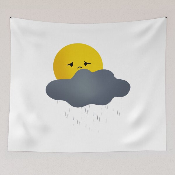 Item preview, Sad sun crying raining it’s ok not to be ok designed and sold by KRISTAHR.