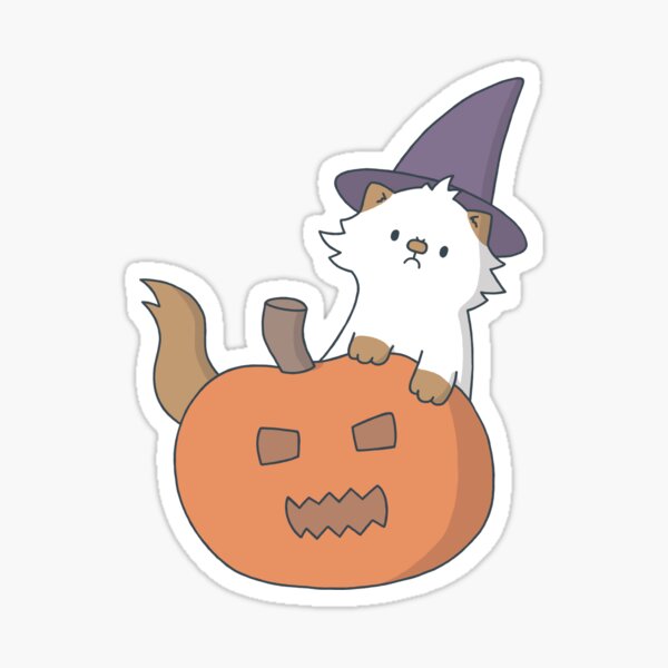 Halloween Moo Sticker