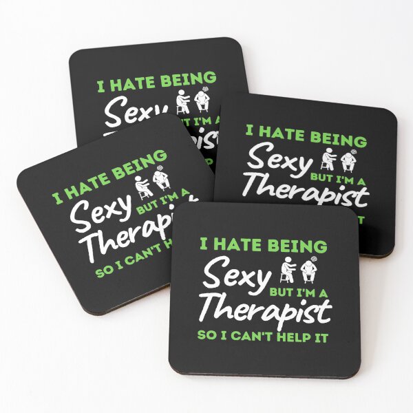 Item preview, I Hate Being Sexy But I'm A Therapist So I Can't Help It designed and sold by bifkee19.