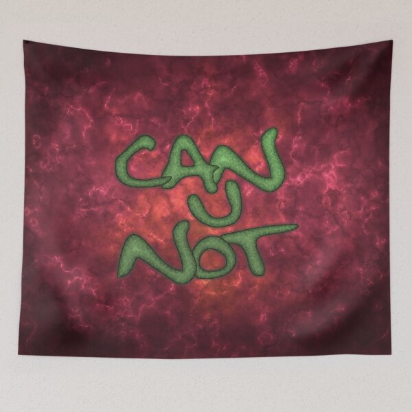 Item preview, Can U Not - Green Textured designed and sold by SolarCross.