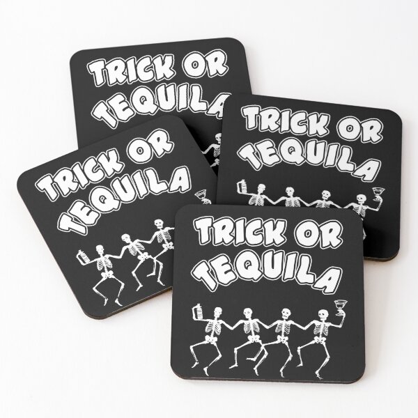 Item preview, Trick or Tequila - Halloween Trick Or Treat Pun designed and sold by MoonsmileProd.