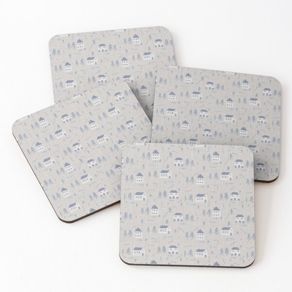 Item preview, Seamless french farmhouse linen printed winter holiday background.  designed and sold by Limolida.