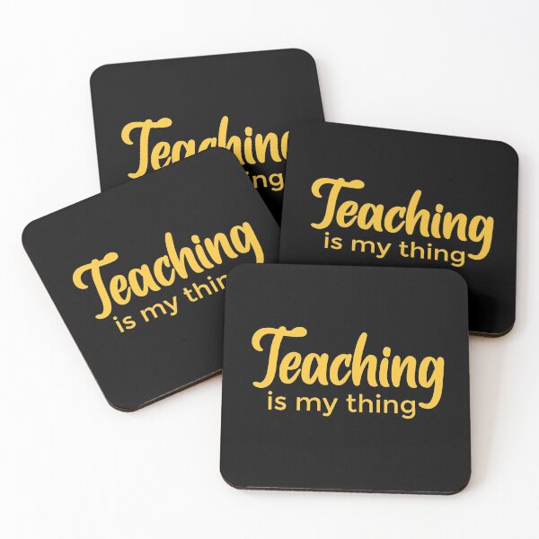 Item preview, teaching is my thing  designed and sold by PixelCookieDsgn.