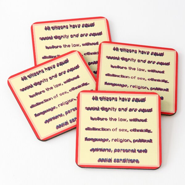 Item preview, Article 3 of Italian Constitution 002 designed and sold by ITALY-Roselli-.