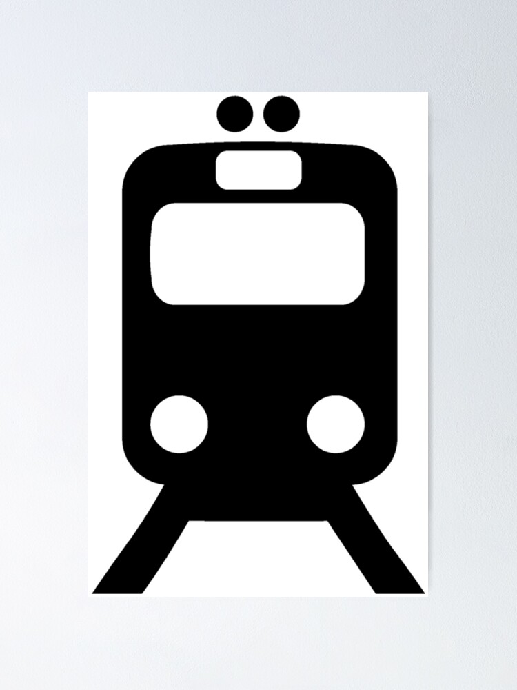 train-symbol-poster-for-sale-by-sweetsixty-redbubble