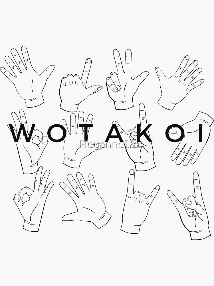 Wotakoi  Sticker for Sale by ThreadAlivees