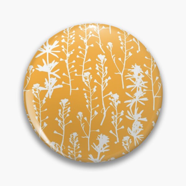 Item preview, White frost. Wild herbs seamless pattern. White herbal silhouette on yellow. Stay wild. Wild life designed and sold by Yulia Chepurova.