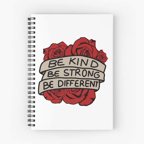 Item preview,  Be Kind Be Strong Be Different Red Flowers designed and sold by Puffoo.
