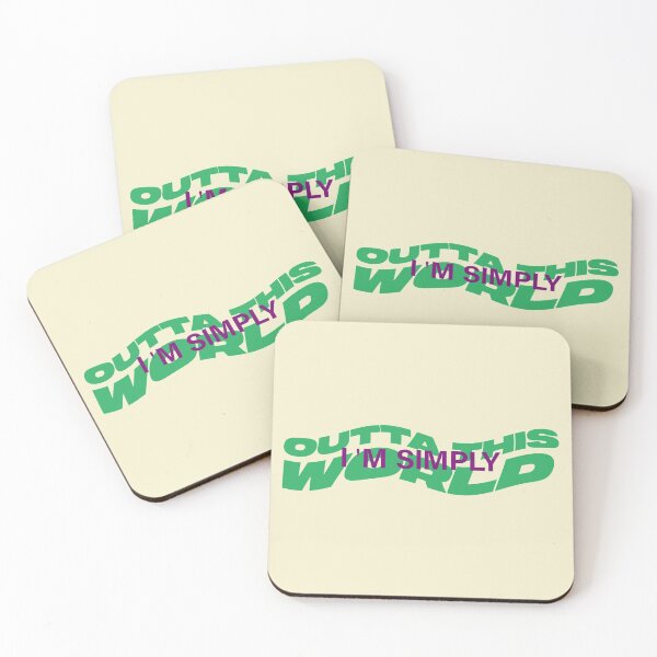 Item preview, I AM SIMPLY OUTTA THIS WORLD, Wave Effect T-Shirt, Hoodie Phone Case designed and sold by Eddyed.