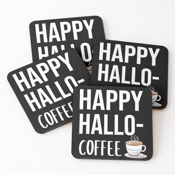 Item preview, Happy Hallo Coffee Funny Gift designed and sold by zackup.