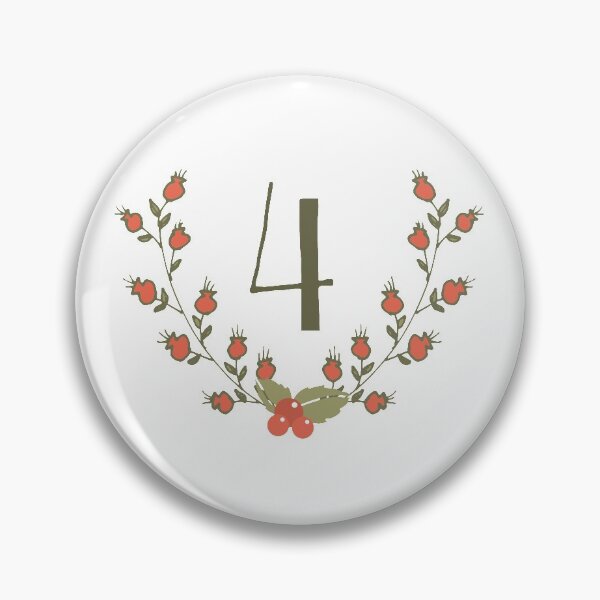 Item preview, 4 Number four flowers designed and sold by buixa2.