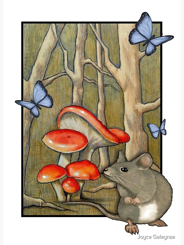 Emotional Support Mushroom Fairies , an art print by Jules - INPRNT