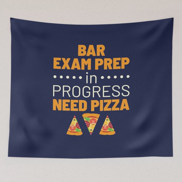 Item preview, Bar Exam Prep in Progress Need Pizza designed and sold by jaygo.