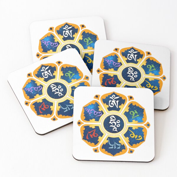 Item preview, Om Mani Padme Hum Cosmic designed and sold by mantra2yantra.