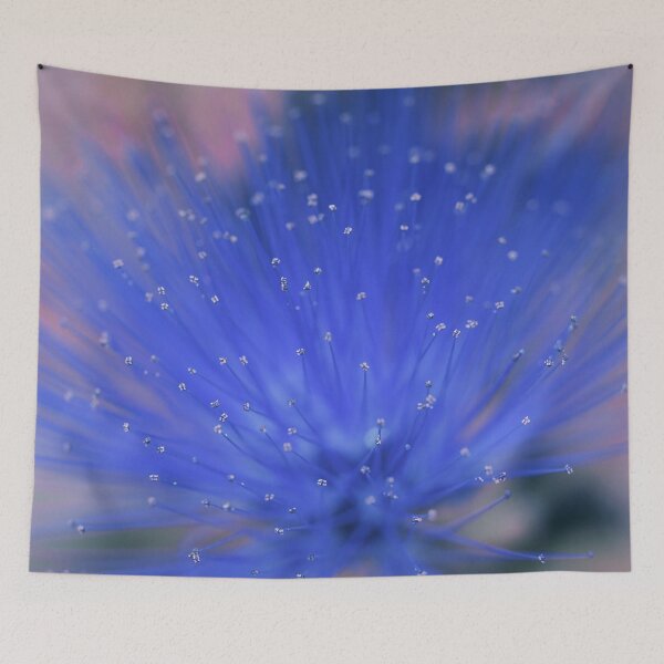 Item preview, Blossom Blue Stamens Fluffy Abstract Pattern designed and sold by Forestia.