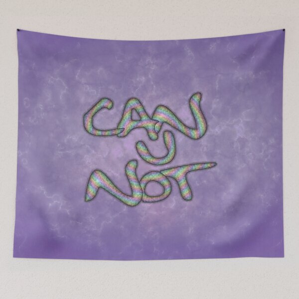 Item preview, Can U Not - Pastel Rainbow on Lilac and Pink designed and sold by SolarCross.
