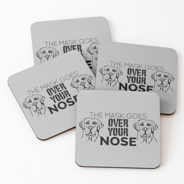 Item preview, The Mask Goes Over Your Nose - For Labrador Lovers designed and sold by PacificStreams.