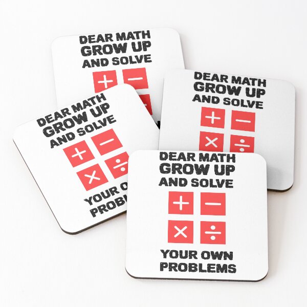 Item preview, ADORABLE DEAR MATH GROW UP AND SOLVE YOUR OWN PROBLEMS designed and sold by YourEssentials.