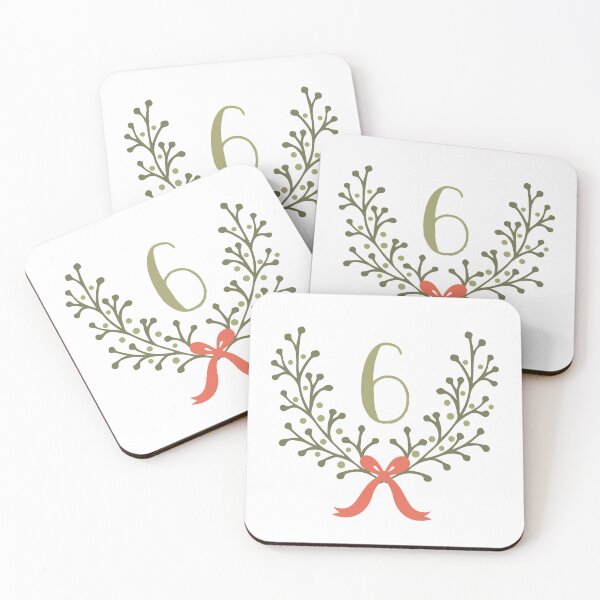 Item preview, 6 number six flowers designed and sold by buixa2.
