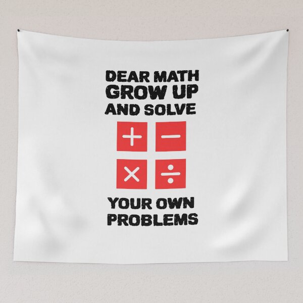 Item preview, ADORABLE DEAR MATH GROW UP AND SOLVE YOUR OWN PROBLEMS designed and sold by YourEssentials.
