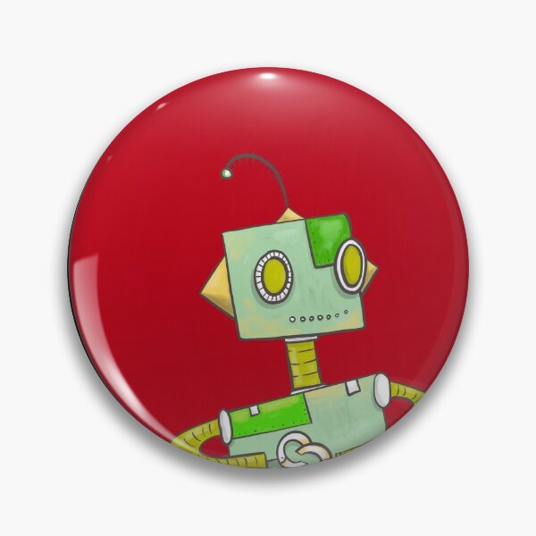 Item preview, Cute colorfull robot portrait designed and sold by Lucie's shop.