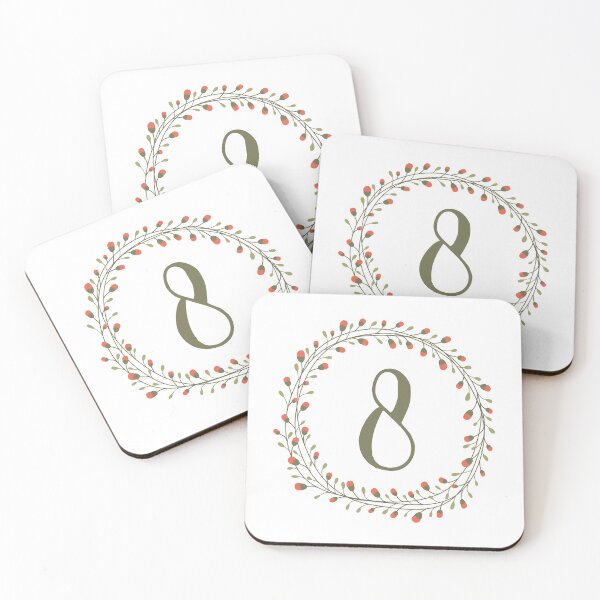 Item preview, 8 Number eight flowers designed and sold by buixa2.