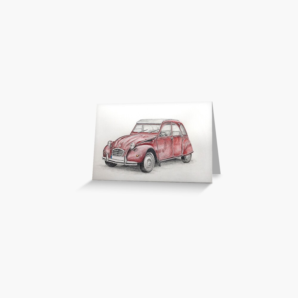 Carte De Vœux Citroen 2cv Par Artistav8r Redbubble Carte De Vœux Citroen 2cv Par Artistav8r Redbubble