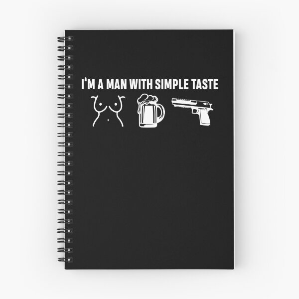 Item preview, Funny I'm A Man With Simple Taste Boobs, Beer, And Guns Gear designed and sold by DynamicDesign.