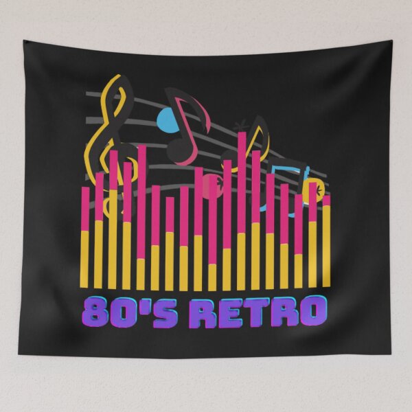 Item preview, 80s Retro Decorative Pastel Musical Notes designed and sold by adityanik.