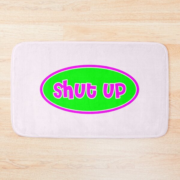 Item preview, y2k aesthetic pink and green shut up designed and sold by STAR10008.