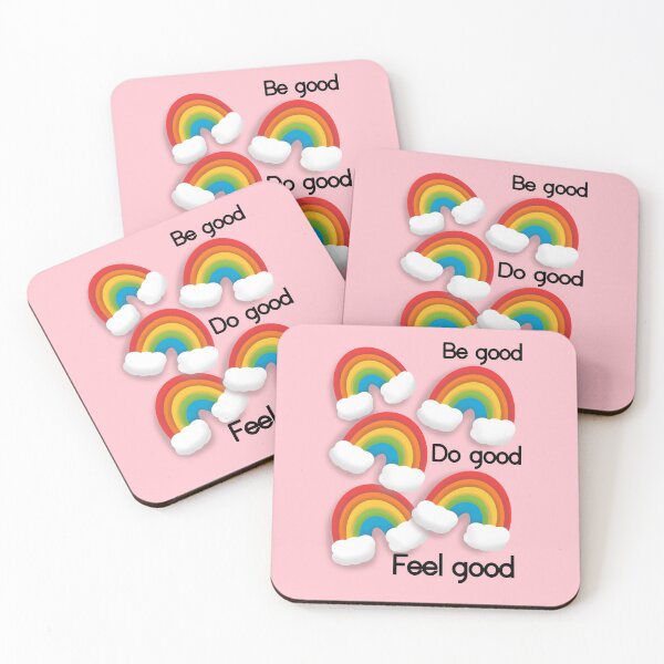 Item preview, Be good do good feel good rainbows designed and sold by Shus-arts.