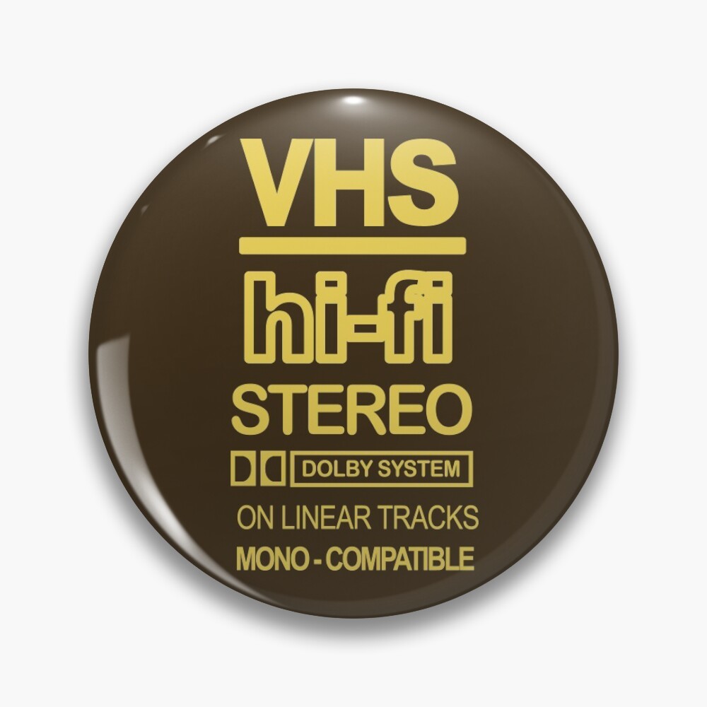 VHS hifi stereo' label