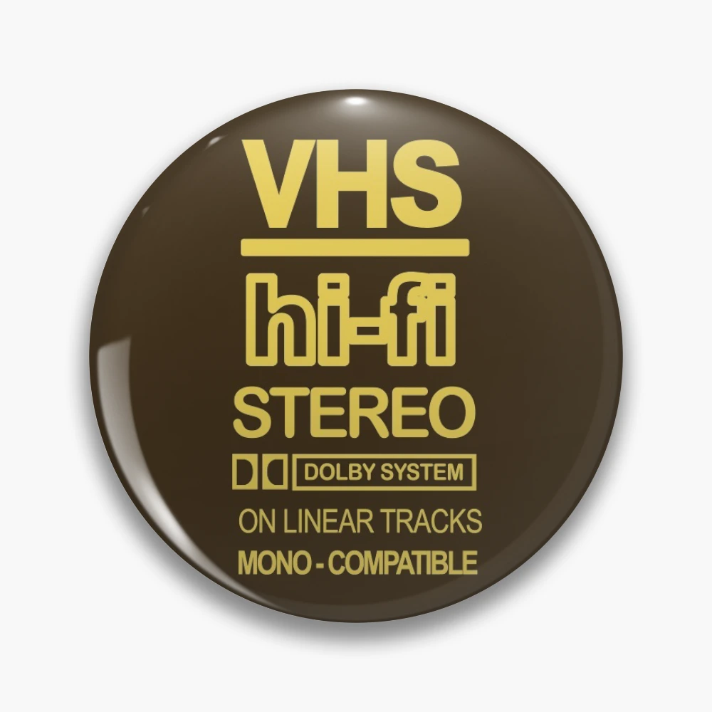 VHS hifi stereo' label