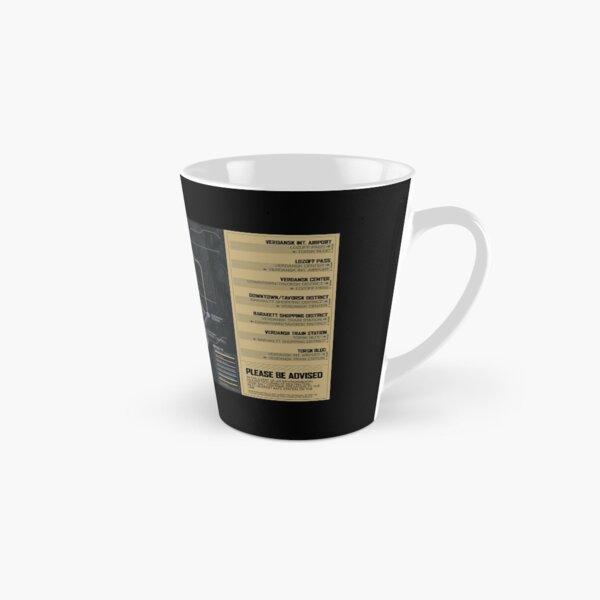 COD WARZONE SUBWAY MAP Tall Mug