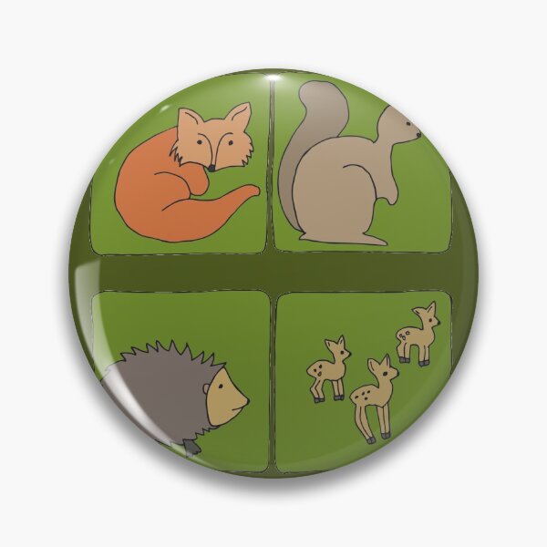 Item preview, animales del bosque otoño designed and sold by Veki5.