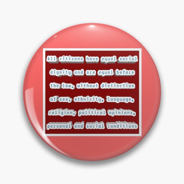 Item preview, Article 3 of Italian Constitution 003 designed and sold by ITALY-Roselli-.
