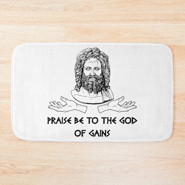 Item preview, Praise Be To The God Of Games Gym Exercise designed and sold by TyrannicalTees.
