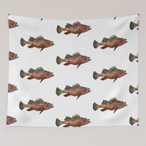 Item preview, Pacific Rockfish Drawing designed and sold by Michelebuttons.