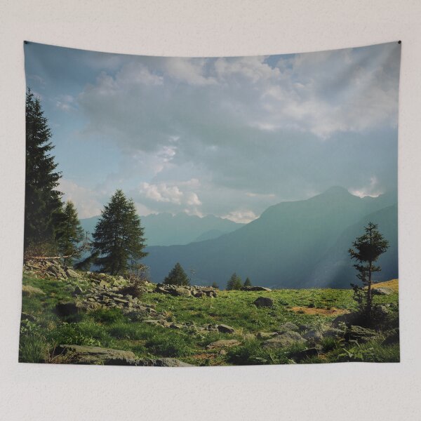 Item preview, Sunny Mountain Top designed and sold by NomadMessenger.