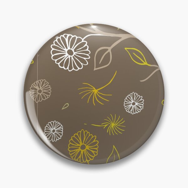 Item preview, Chamomile and lion's mouth brown background designed and sold by FAB813.
