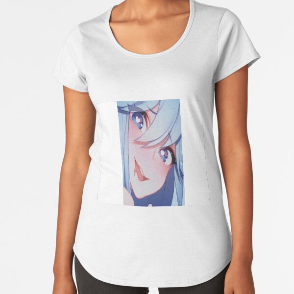 Anime Ahegao 1 Premium Scoop T-Shirt