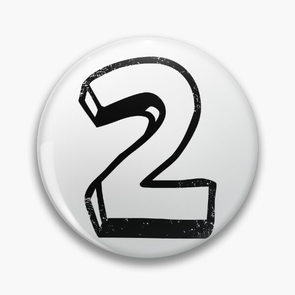 Item preview, Two the number 2 for lovers of #2 designed and sold by PsychicCatStore.