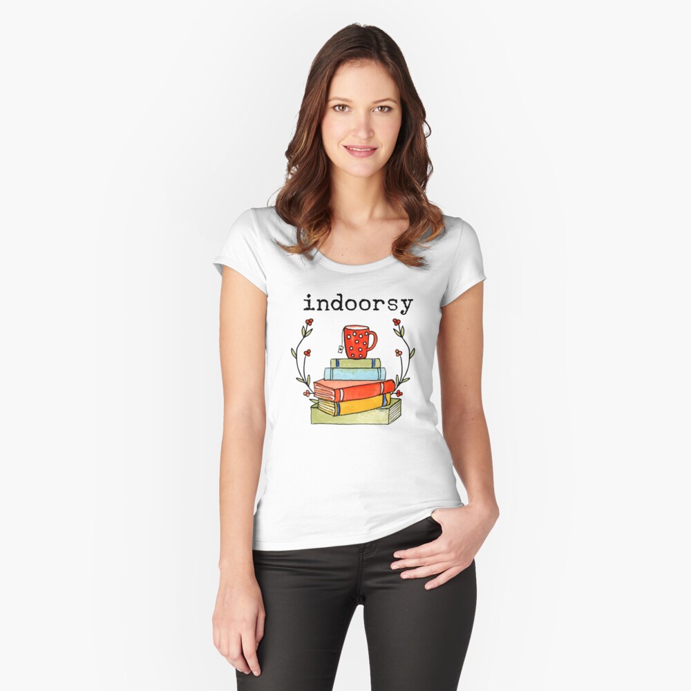 Item preview, Fitted Scoop T-Shirt designed and sold by Dollfacedesign.