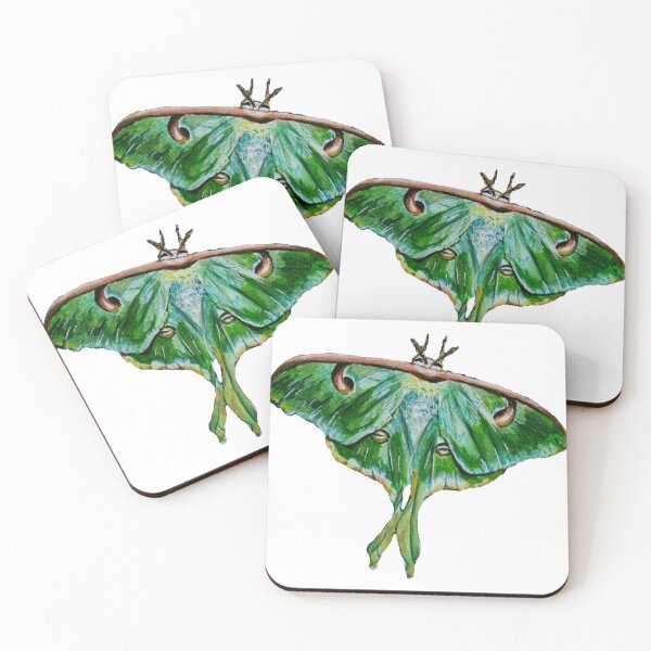Aperçu de l'œuvre Aquarelle Luna Moth créée et vendue par Petajpg.