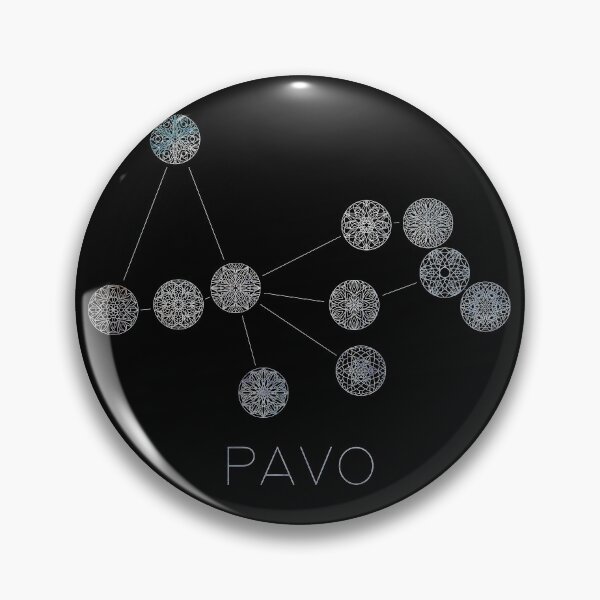 Item preview, Pavo Constellation Mandalas designed and sold by MetaPhyStore.